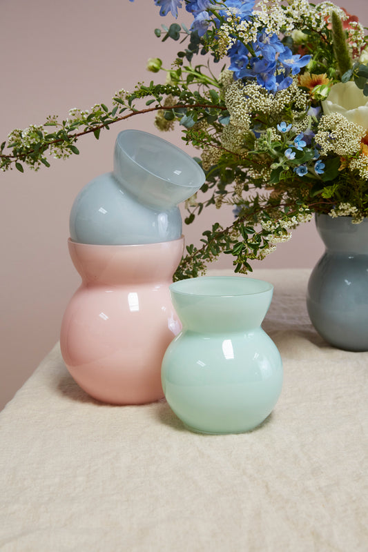 Glenna Vase Set of 4 By Accent Decor | Vases | Modishstore - 1