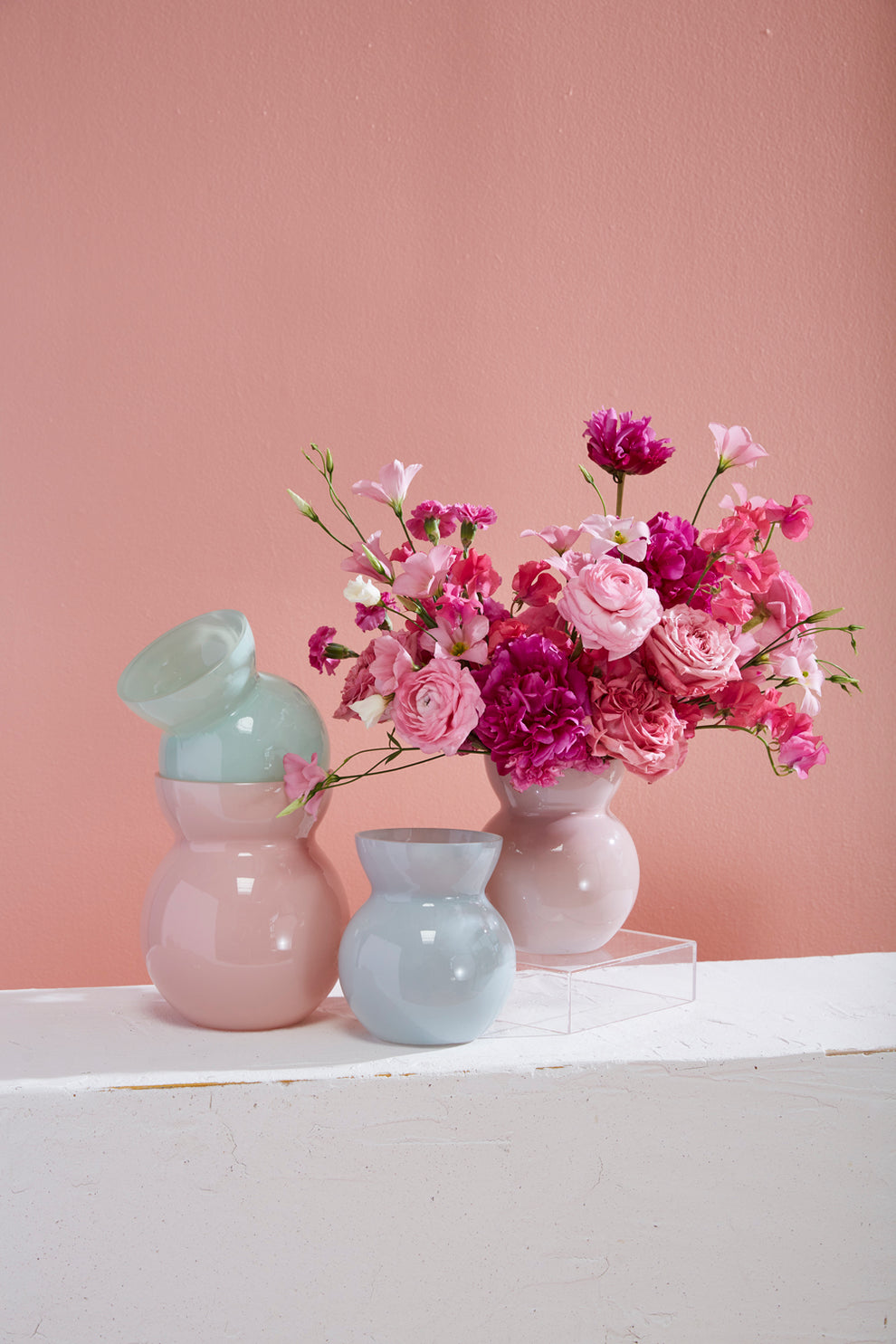 Glenna Vase Set of 4 By Accent Decor | Vases | Modishstore - 3
