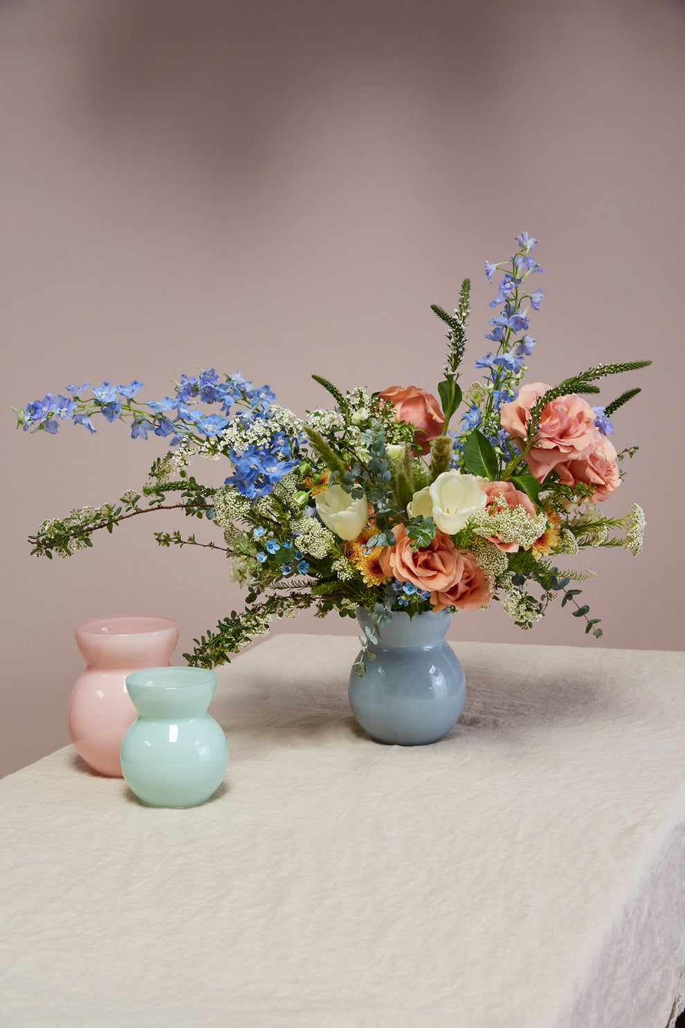 Glenna Vase Set of 4 By Accent Decor | Vases | Modishstore - 4