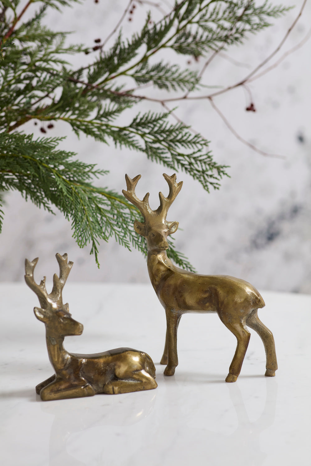 Glenwood Deer Figurine Set of 4 By Accent Decor | Figurines | Modishstore - 4