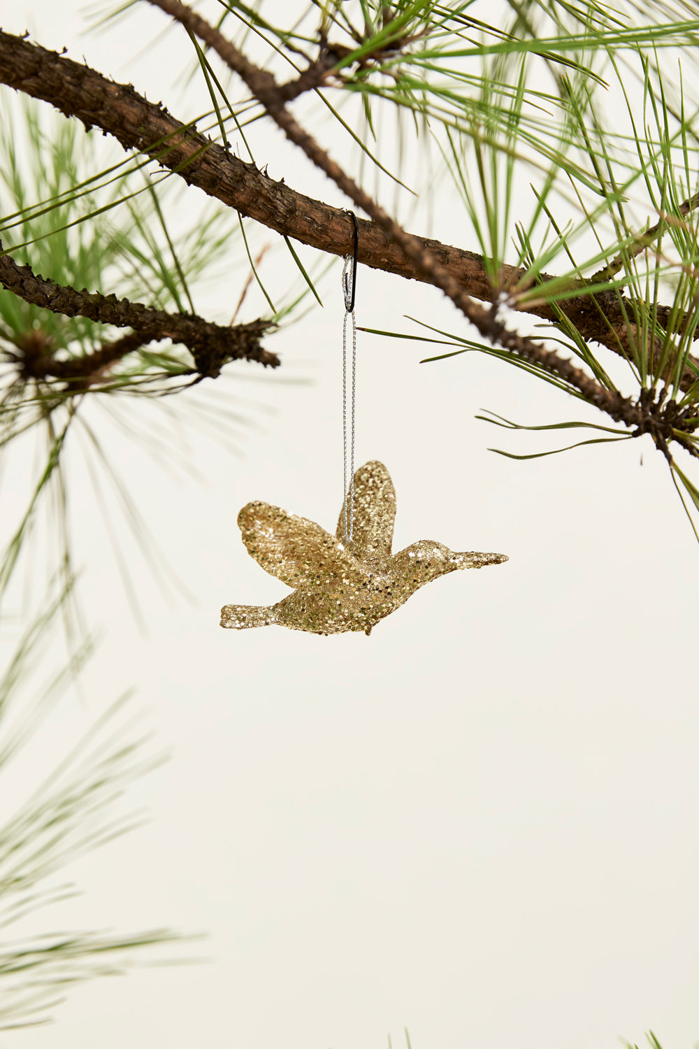 Glittered Bird Ornament Set of 8 By Accent Decor | Ornaments | Modishstore - 3
