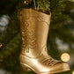Golden Boot Ornament Set of 8 By Accent Decor | Ornaments | Modishstore - 1