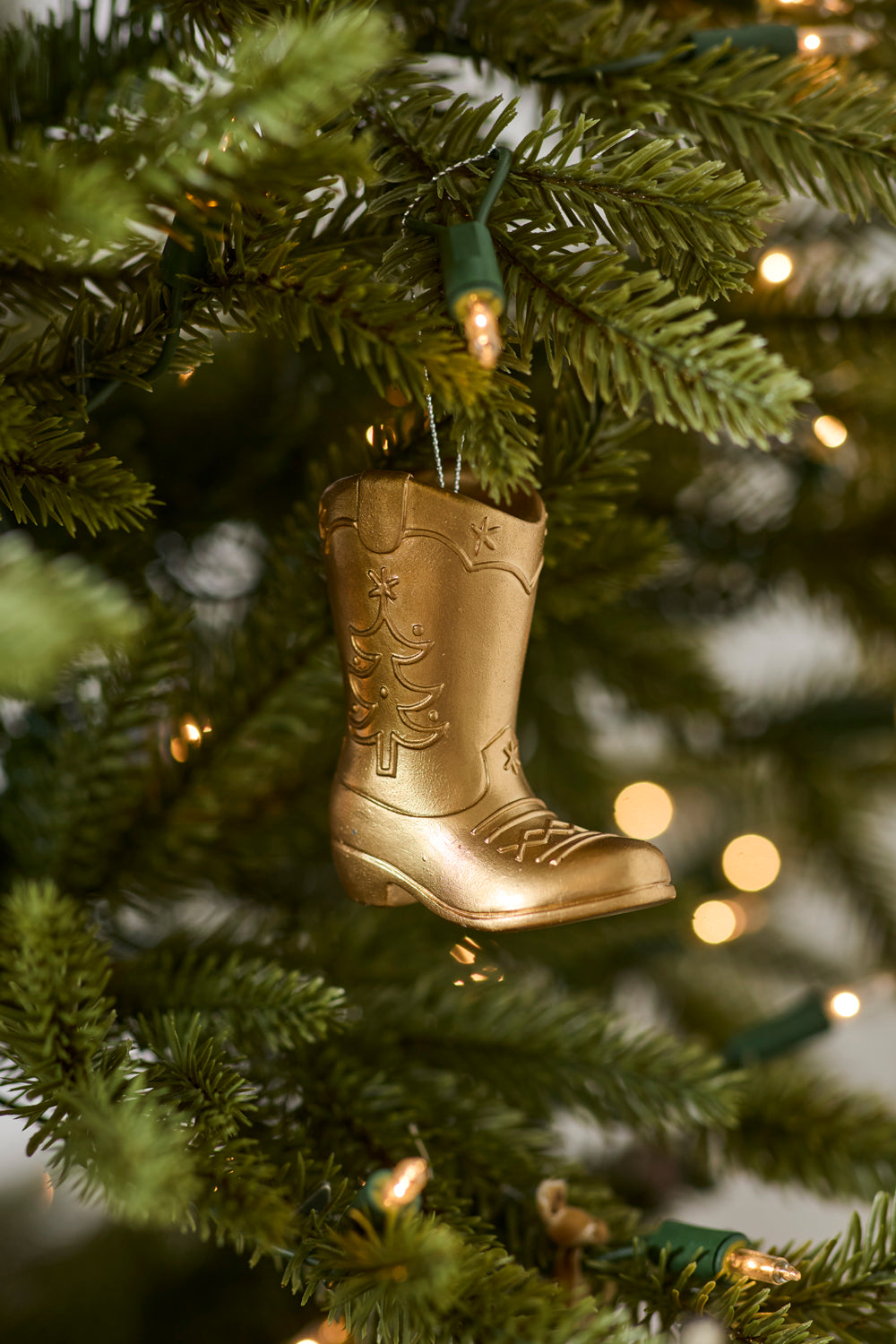 Golden Boot Ornament Set of 8 By Accent Decor | Ornaments | Modishstore - 3