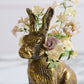 Golden Hare Vase Set of 2 By Accent Decor | Vases | Modishstore - 1