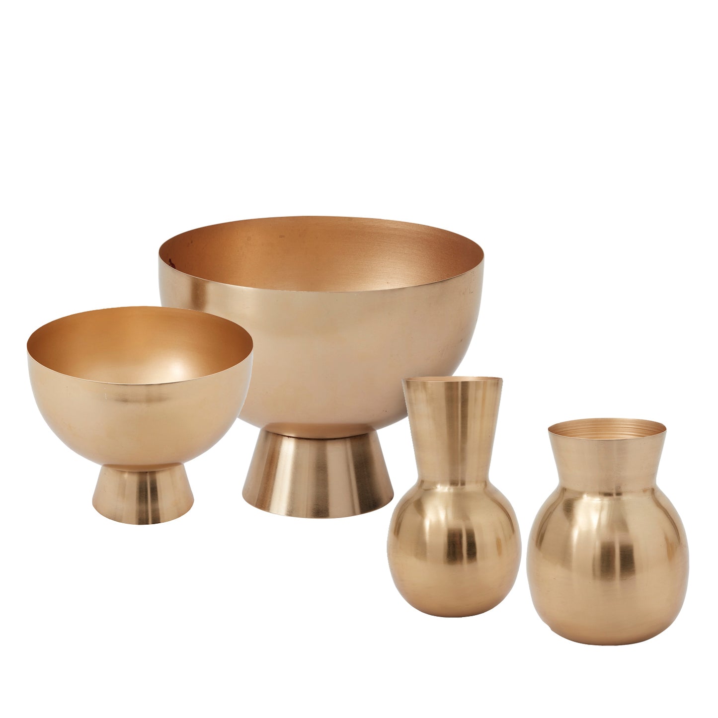 Golden Love Collection Set of 2 By Accent Decor | Planters, Troughs & Cachepots | Modishstore - 7