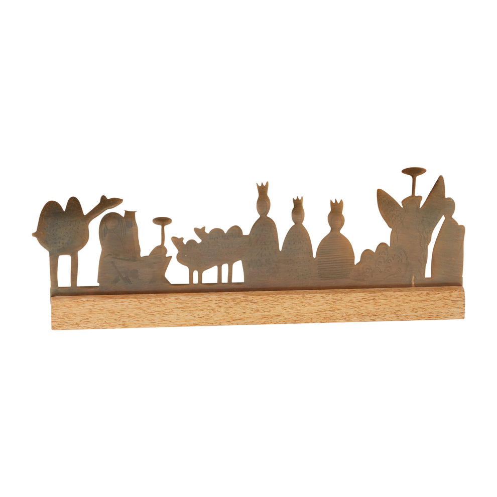 Golden Nativity Scene Set of 2 By Accent Decor | Decor | Modishstore - 2