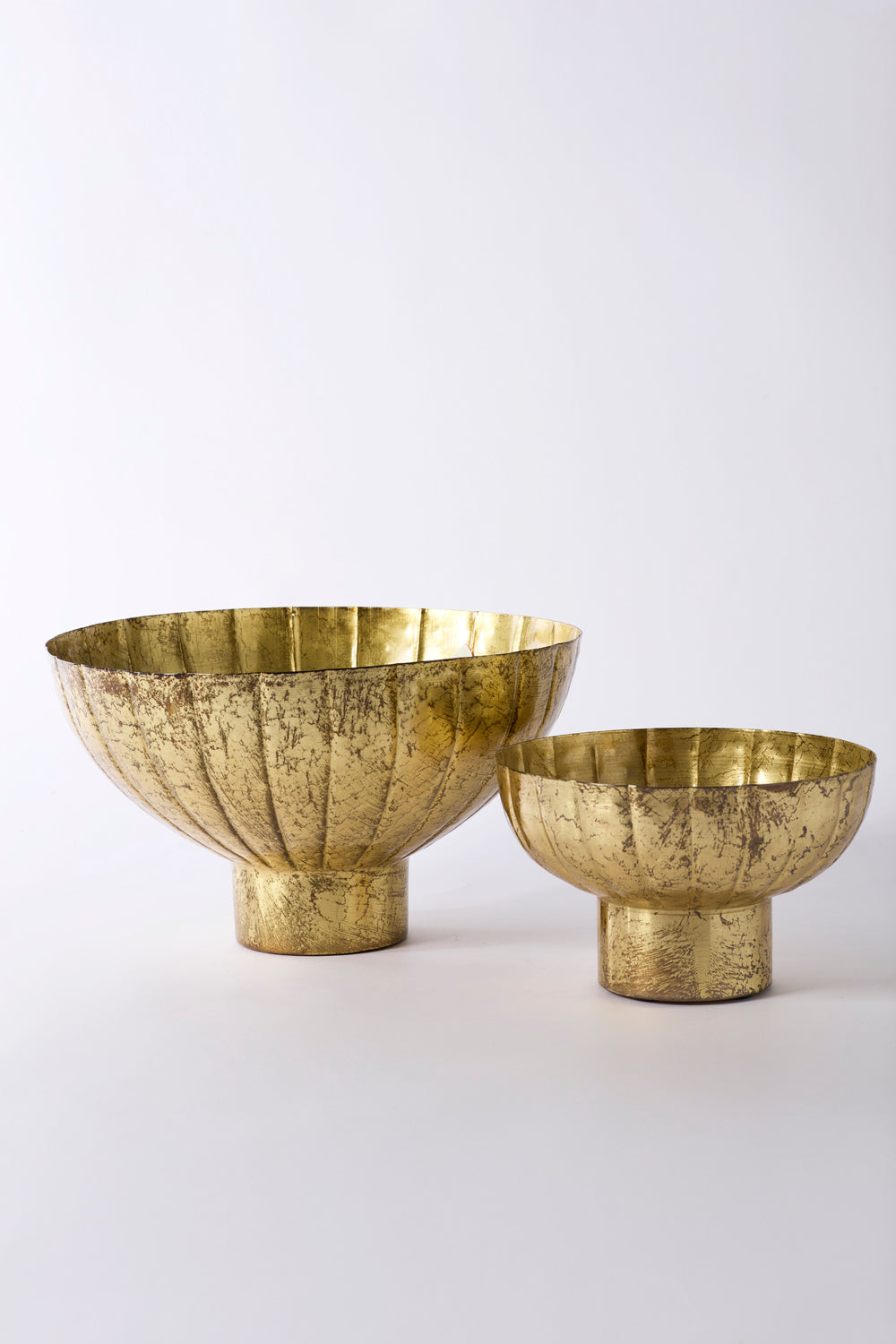 Golden Shine Footed Bowl Set of 2 By Accent Decor | Decorative Bowls | Modishstore - 4