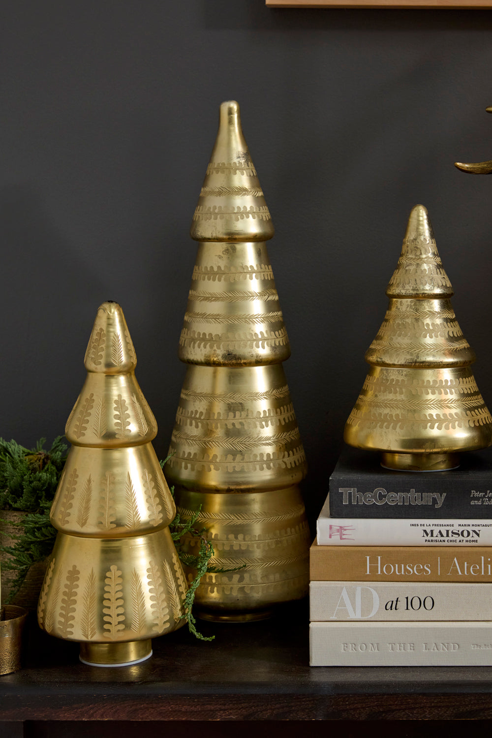 Goldleaf Light Up Tree Set of 2 By Accent Decor | Planters, Troughs & Cachepots | Modishstore - 3