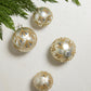 Gold Petal Ornament Set of 8 By Accent Decor | Ornaments | Modishstore - 3