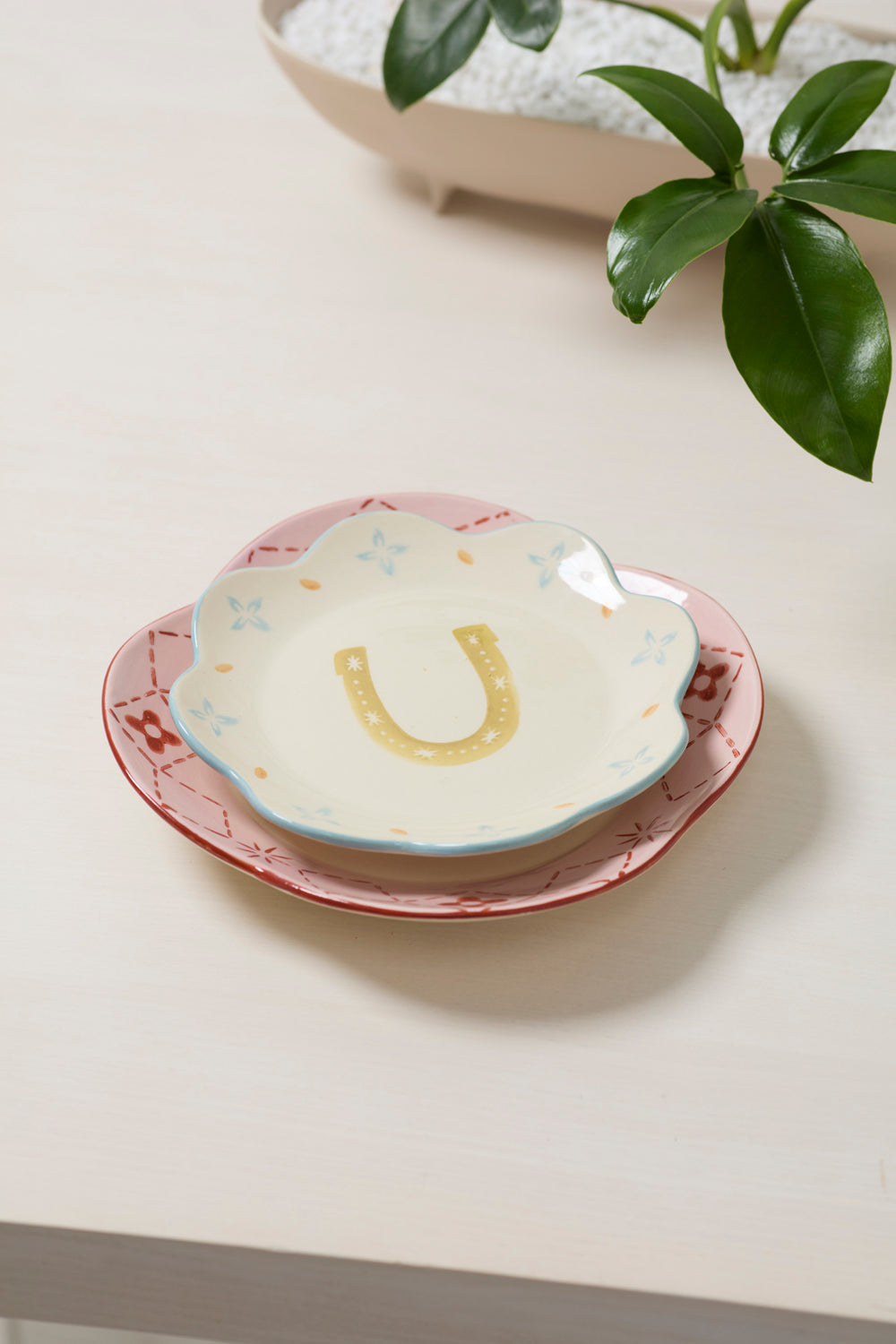 Good Luck Plate - Limited Edition Set of 2 By Accent Decor | Wall Decor | Modishstore - 6