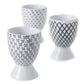 Graphic Egg Cup Set of 4 By Accent DŽcor