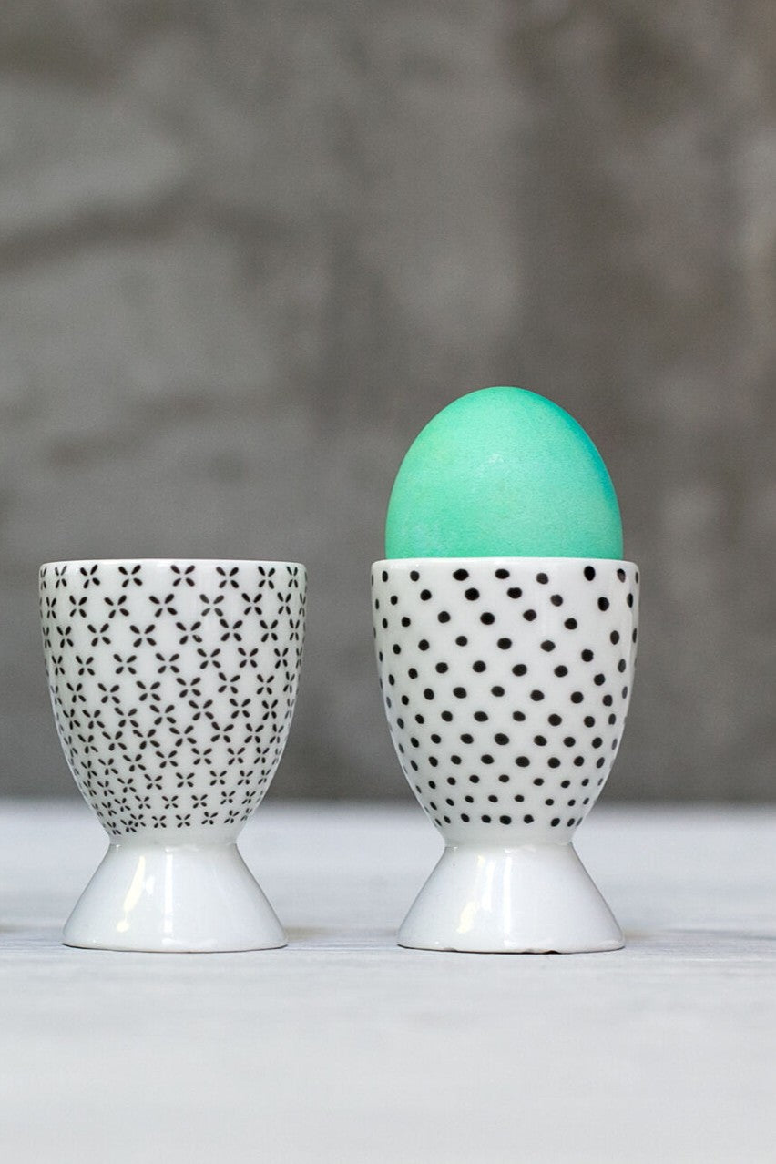 Graphic Egg Cup Set of 4 By Accent DŽcor