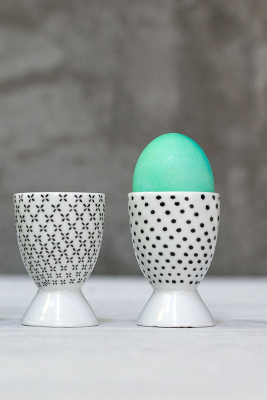 Graphic Egg Cup Set of 12 By Accent Decor | Decor | Modishstore - 1