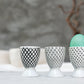 Graphic Egg Cup Set of 4 By Accent DŽcor