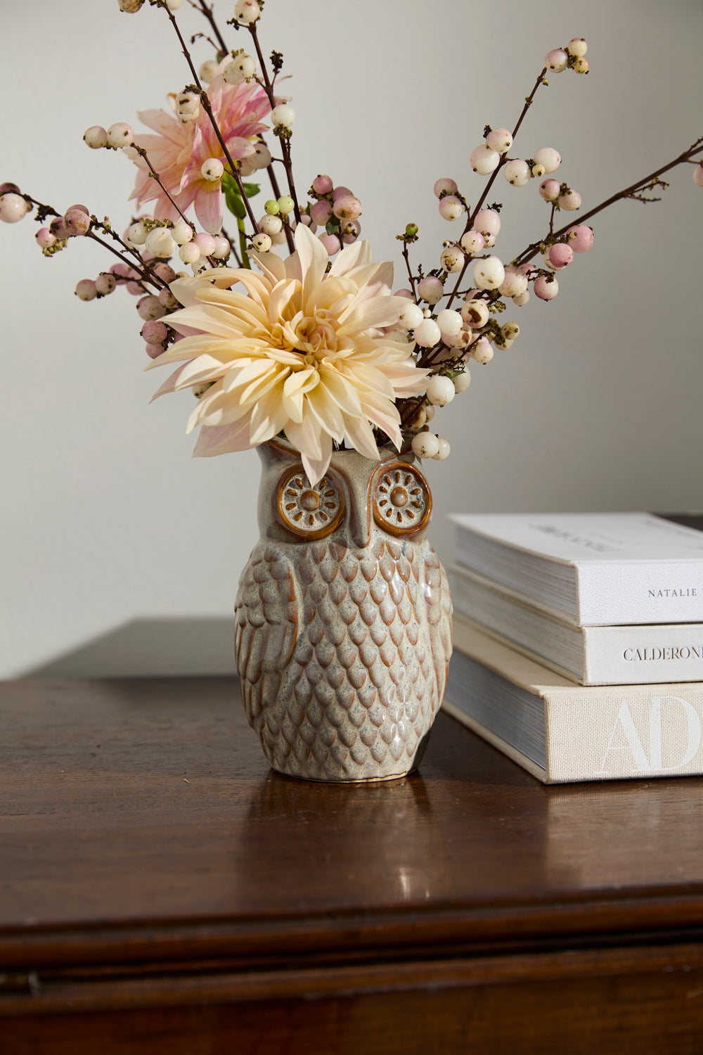 Great Grey Owl Budvase Set of 8 By Accent Decor | Vases | Modishstore - 4