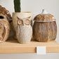 Great Grey Owl Budvase Set of 8 By Accent Decor | Vases | Modishstore - 5