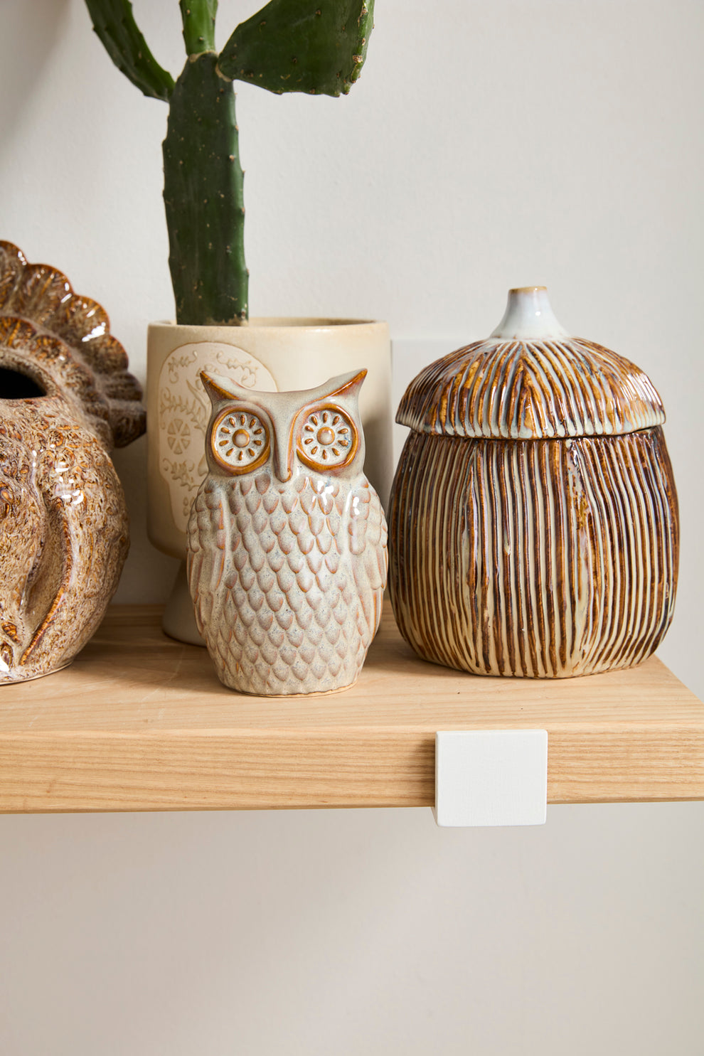 Great Grey Owl Budvase Set of 8 By Accent Decor | Vases | Modishstore - 5
