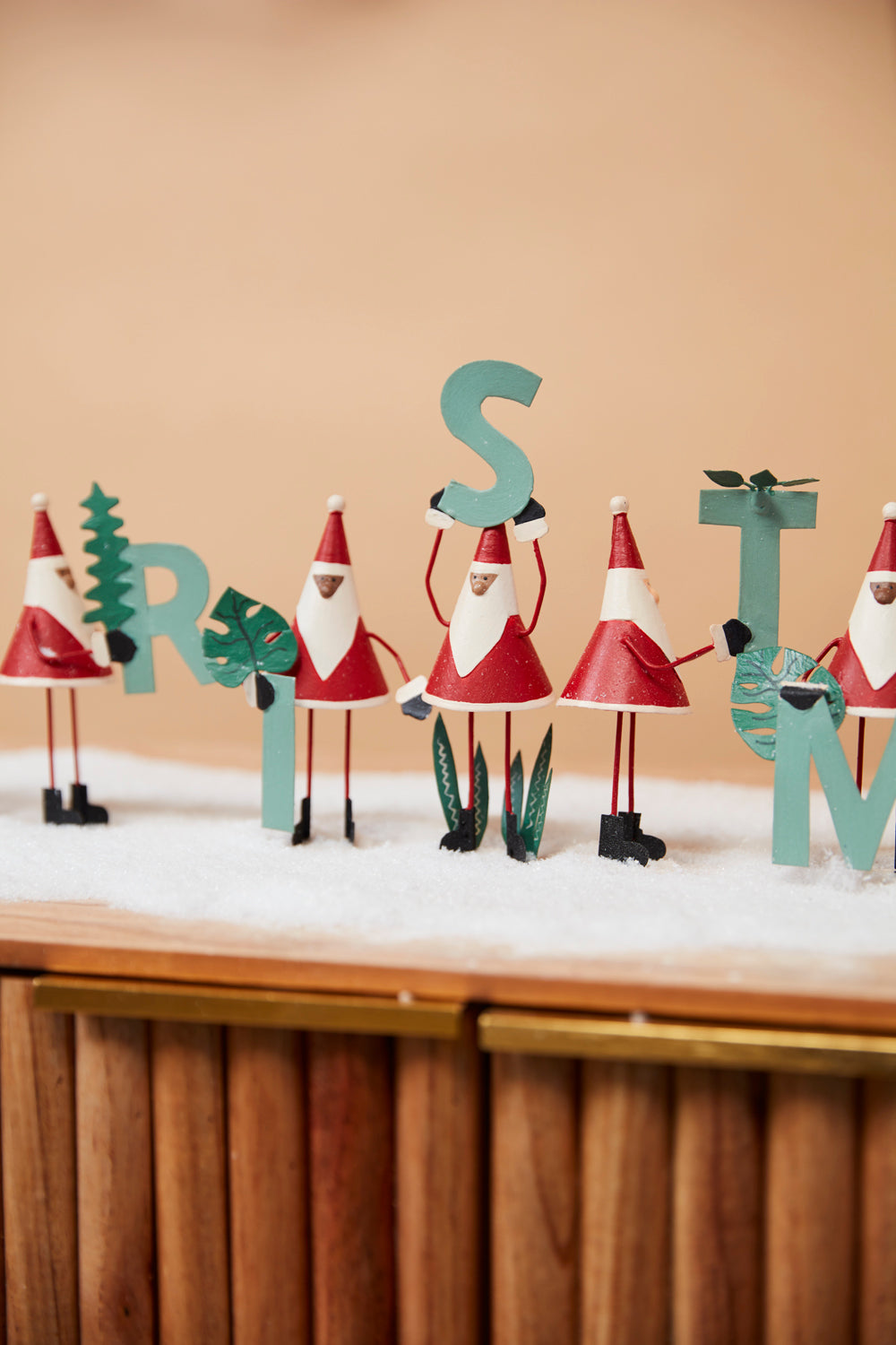 Green Christmas Sign - Set of 9 By Accent DŽcor