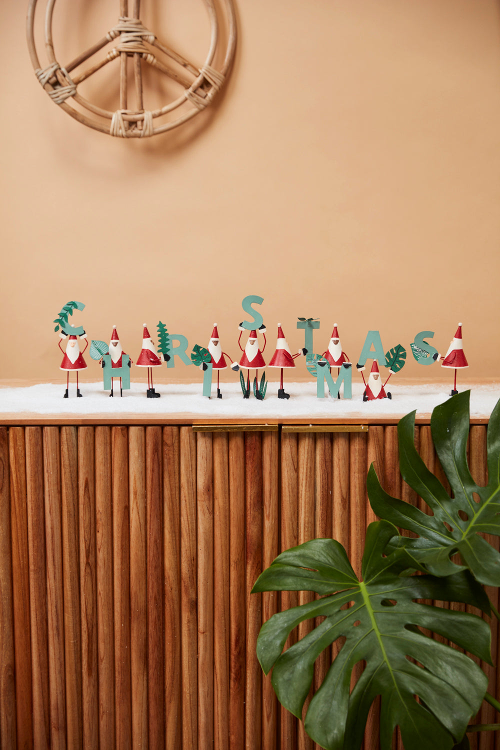 Green Christmas Sign - Set of 9 By Accent DŽcor