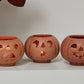 Grinning Pumpkins Votive - Set of 6 By Accent Decor | Planters, Troughs & Cachepots | Modishstore - 1