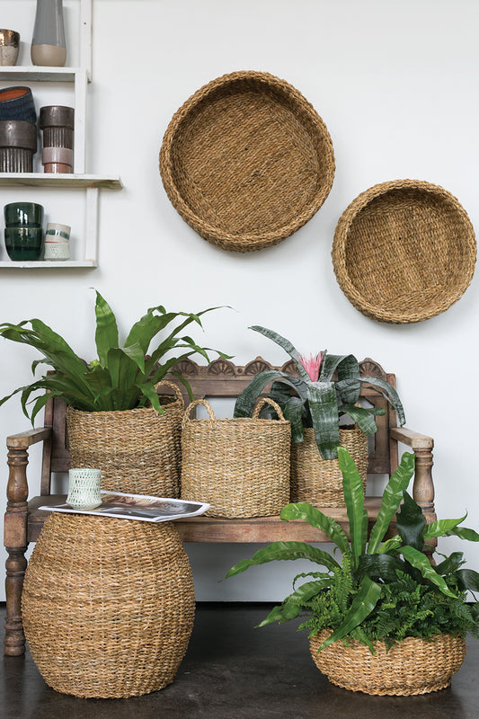 Hacienda Basket - Set of 3 By Accent Decor | Bins, Baskets & Buckets | Modishstore - 1