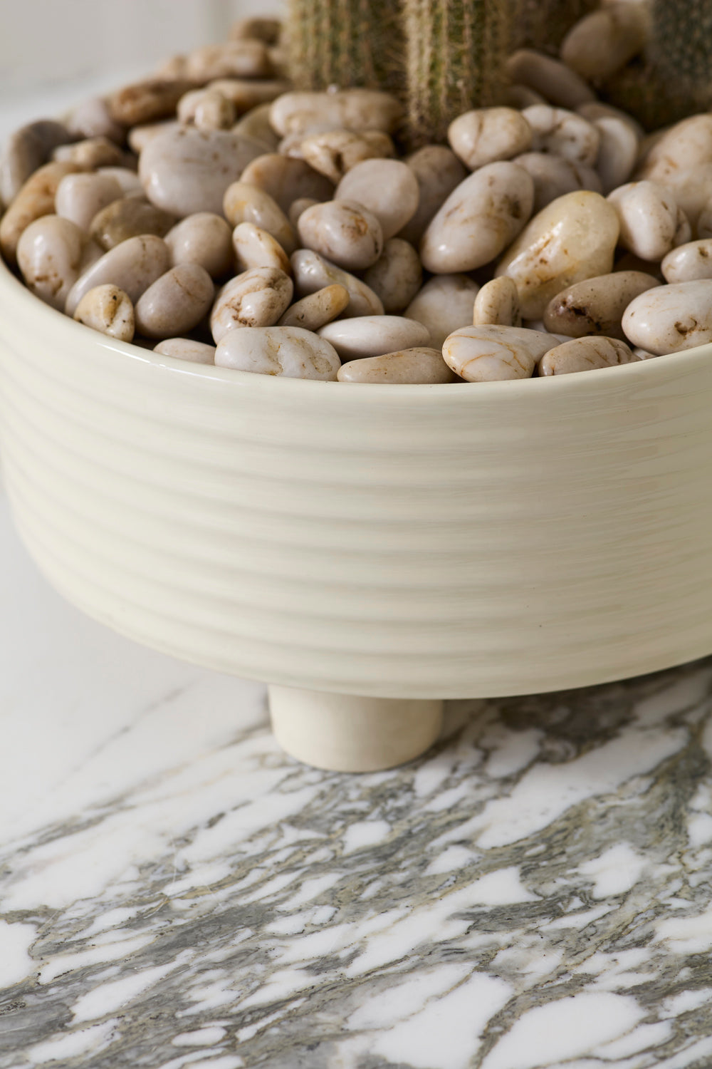 Hailey Footed Bowl By Accent Decor | Decorative Bowls | Modishstore - 1