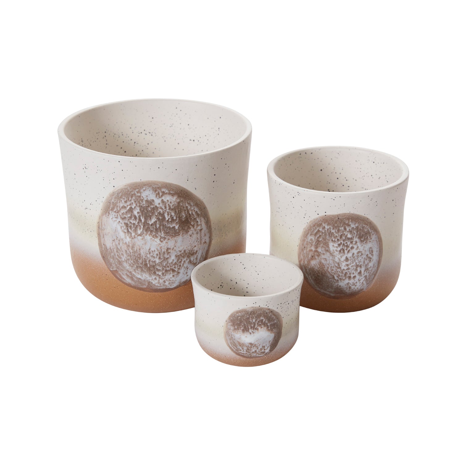 Hala Pot Set of 8 By Accent Decor | Planters, Troughs & Cachepots | Modishstore - 4