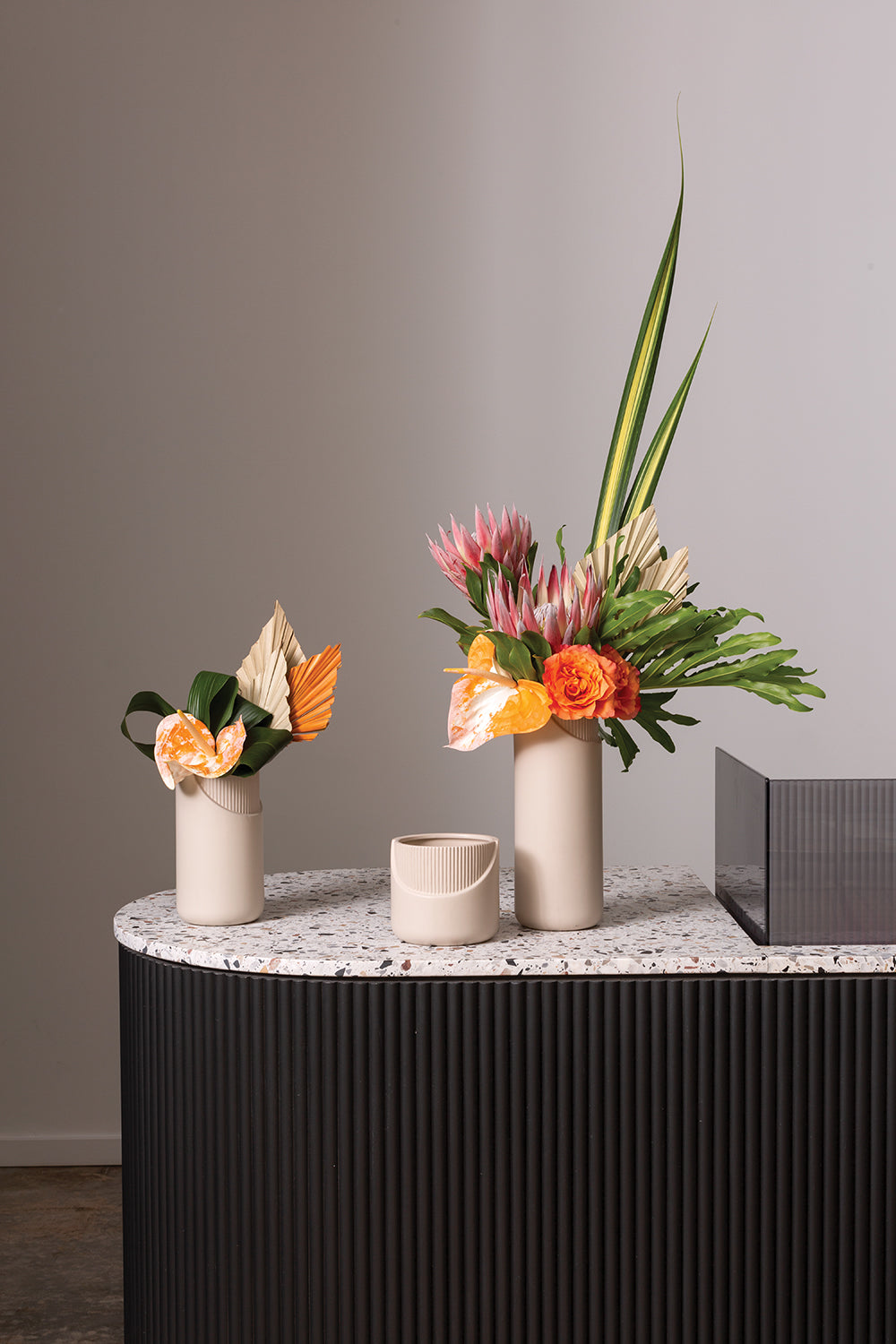 Halen Collection Set of 4 By Accent Decor | Planters, Troughs & Cachepots | Modishstore - 3