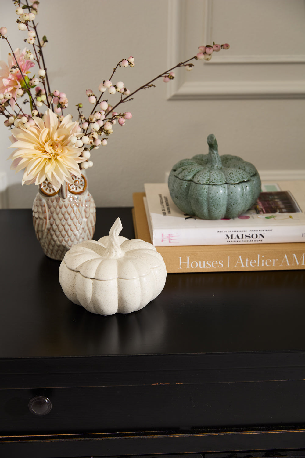 Hallow's Eve Pumpkin Set of 4 By Accent Decor | Decor | Modishstore - 4