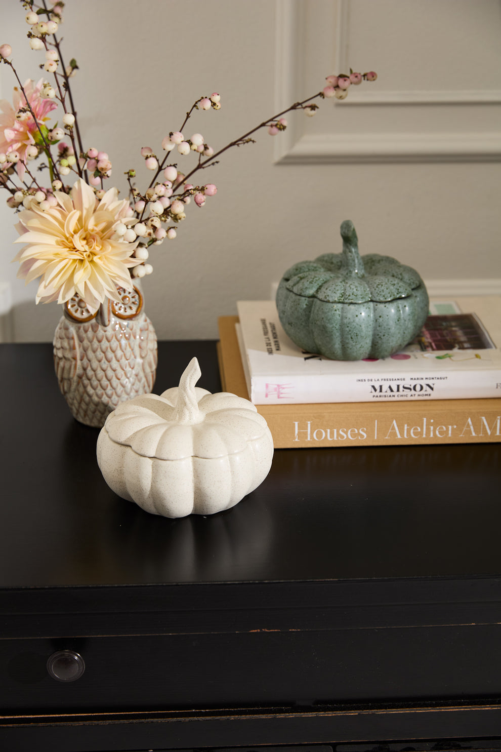 Hallow's Eve Pumpkin Set of 4 By Accent Decor | Decor | Modishstore - 4