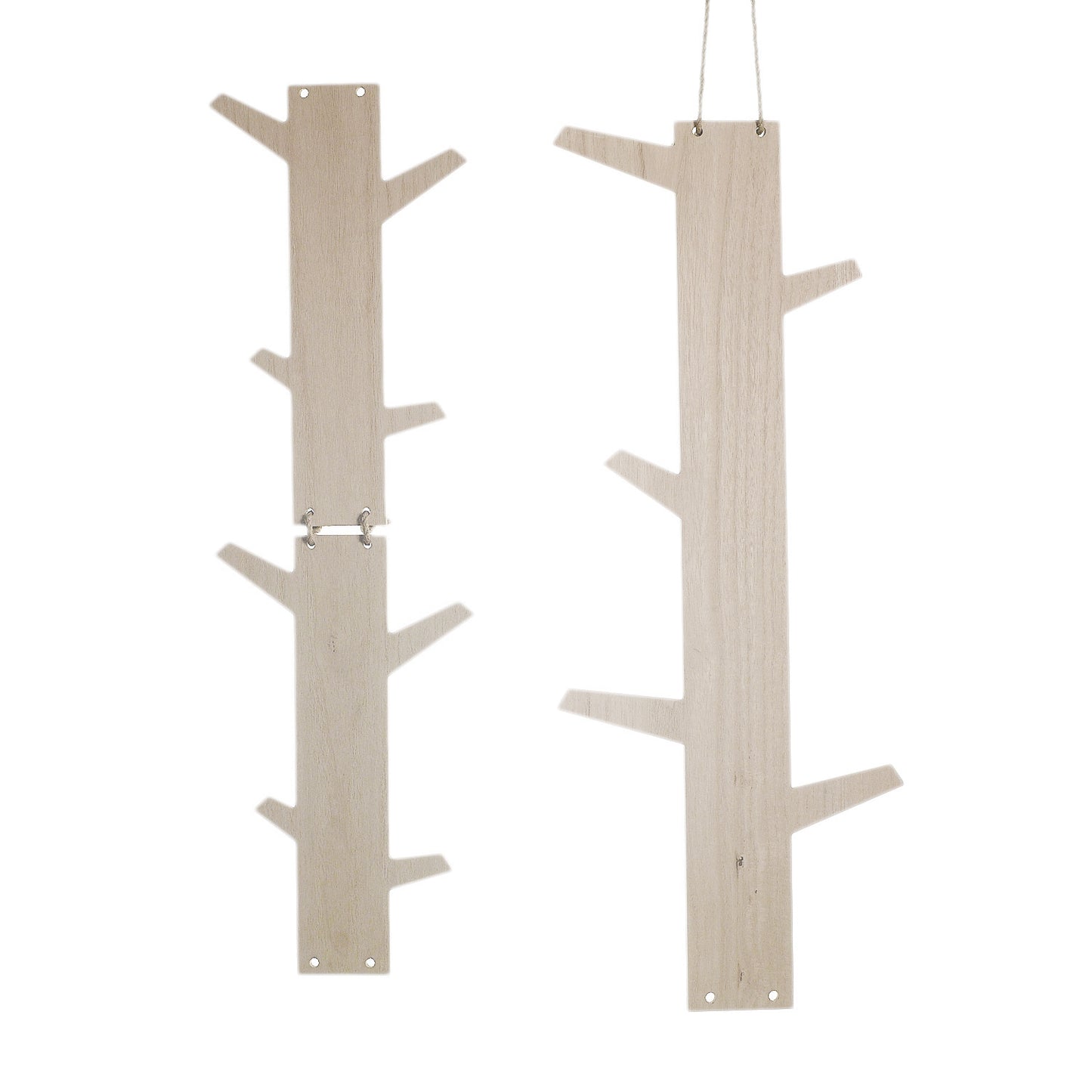 Hanging Wood Branch Set of 4 By Accent Decor | Wall Decor | Modishstore - 4
