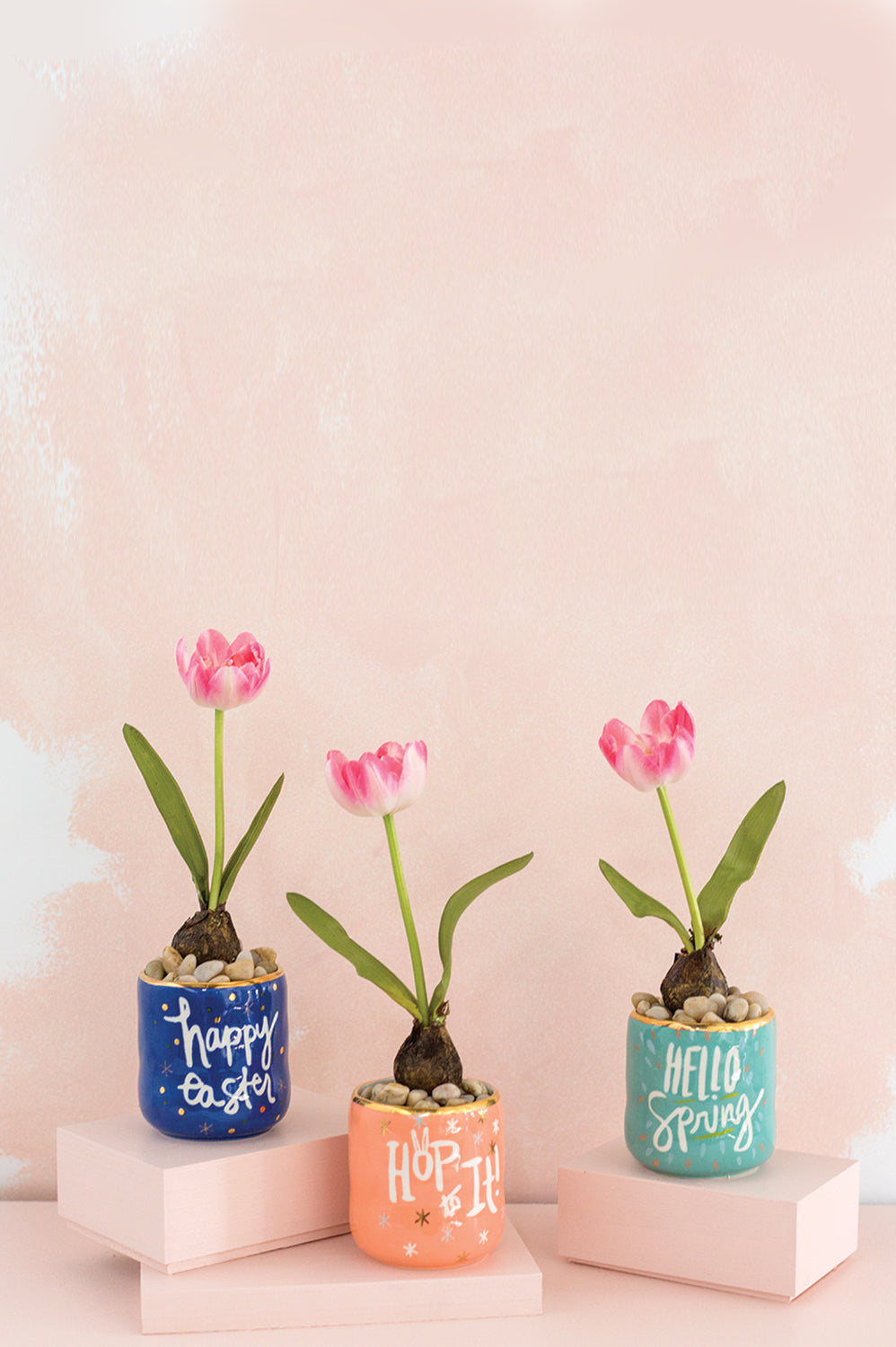 Happy Easter Pot Set of 4 By Accent Decor | Planters, Troughs & Cachepots | Modishstore - 3