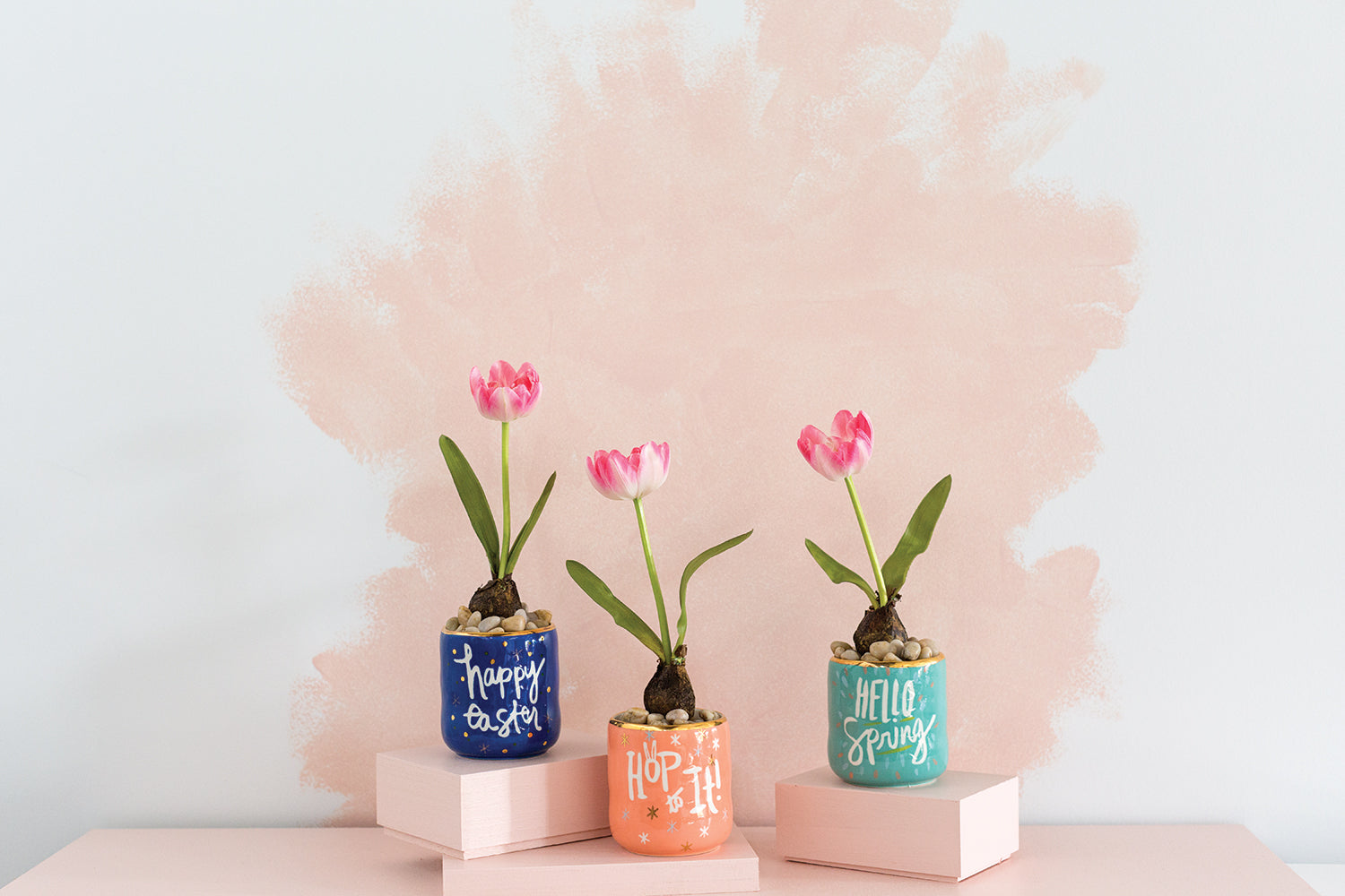 Happy Easter Pot Set of 4 By Accent Decor | Planters, Troughs & Cachepots | Modishstore - 4