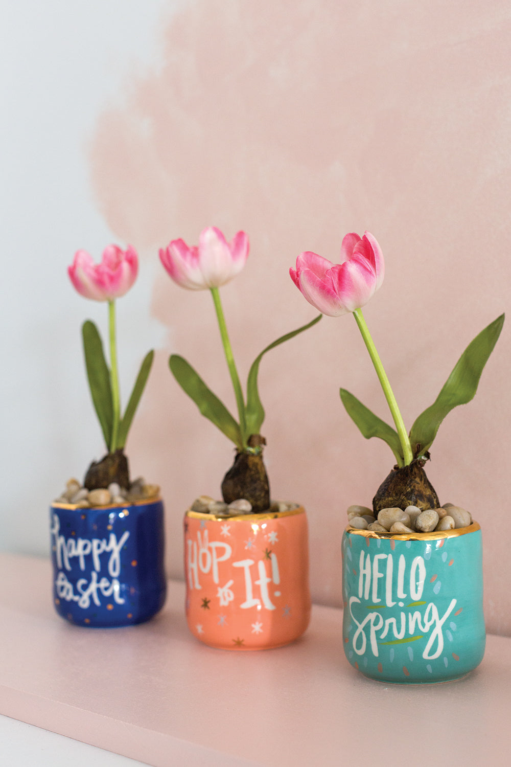 Happy Easter Pot Set of 4 By Accent Decor | Planters, Troughs & Cachepots | Modishstore - 5