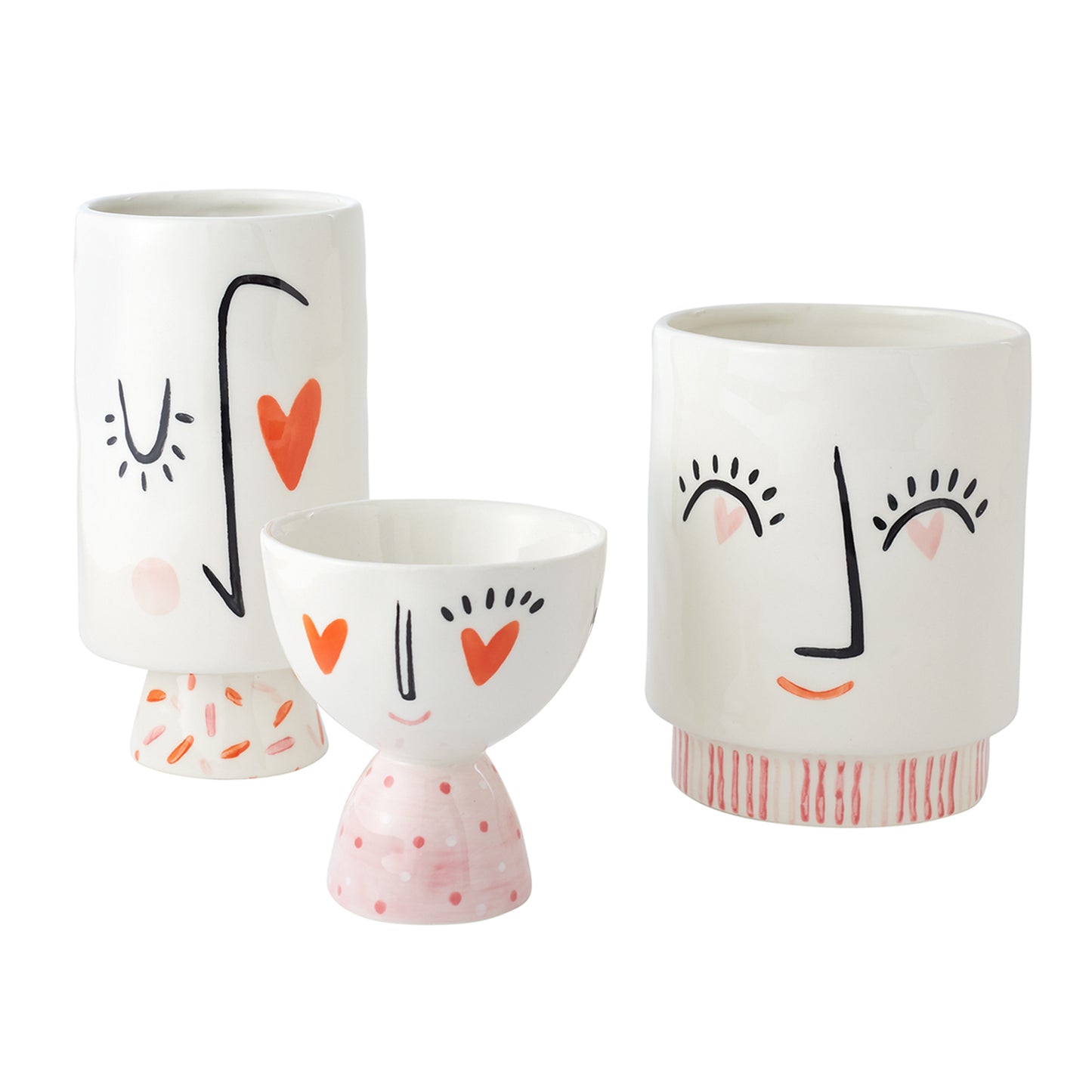 Heart Eyes Collection Set of 8 By Accent Decor | Decorative Bowls | Modishstore - 4