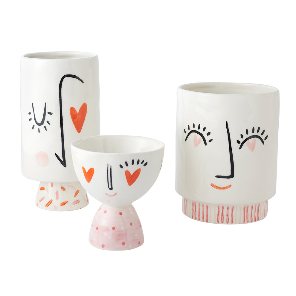 Heart Eyes Collection Set of 8 By Accent Decor | Decorative Bowls | Modishstore - 4