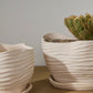 Highland Pot with Saucer Set of 4 By Accent Decor | Planters, Troughs & Cachepots | Modishstore - 4