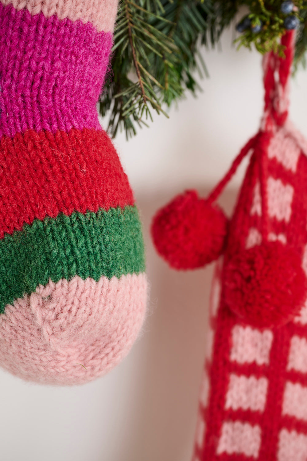 Holiday Brights Stocking Set of 2 By Accent Decor | Planters, Troughs & Cachepots | Modishstore - 1