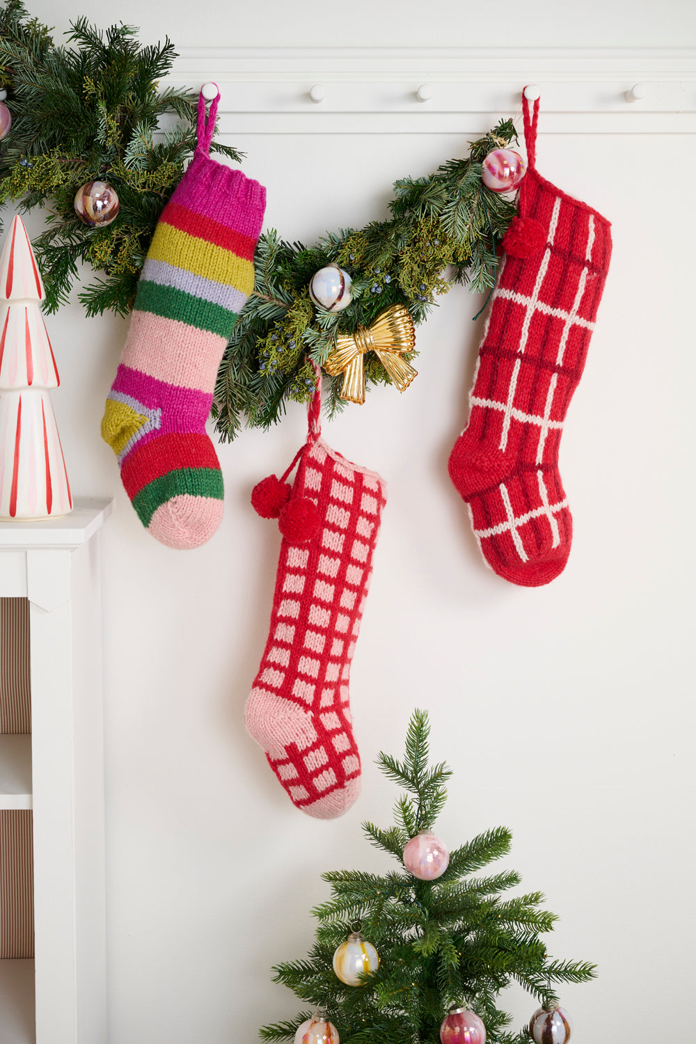 Holiday Brights Stocking Set of 2 By Accent Decor | Planters, Troughs & Cachepots | Modishstore - 3
