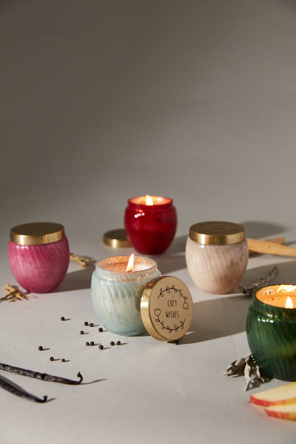 Holiday Cheer Candle Set of 4 By Accent Decor | Candle Holders | Modishstore - 3