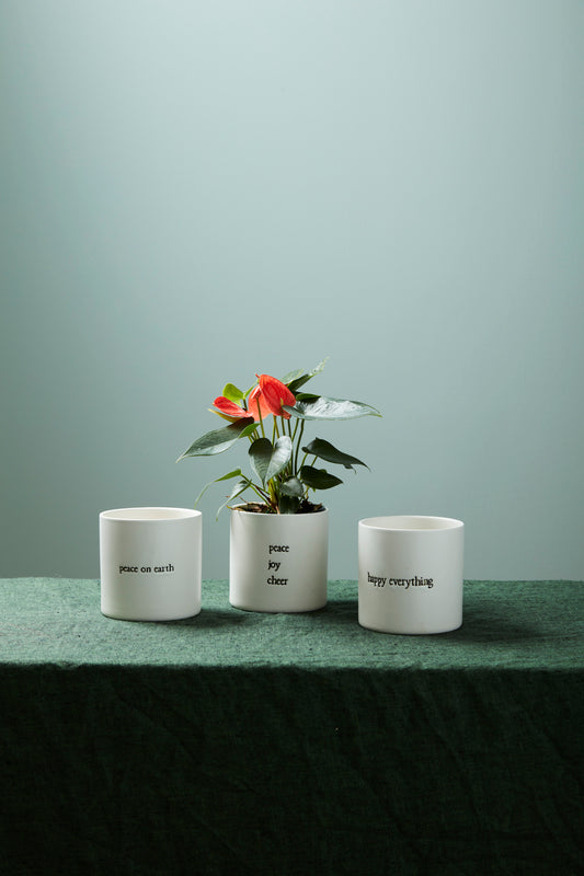 Holiday Expressions Pot Set of 8 By Accent Decor | Planters, Troughs & Cachepots | Modishstore - 1