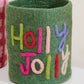 Holly Jolly Felt Pot Cover Set of 2 By Accent Decor | Wall Decor | Modishstore - 1