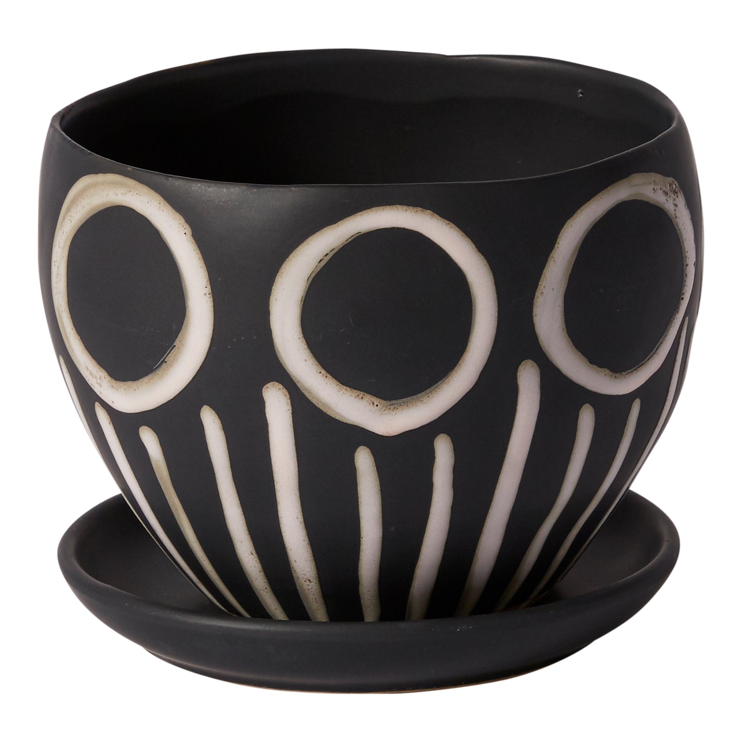 Hootie Hoo Pot Set of 2 By Accent Decor | Planters, Troughs & Cachepots | Modishstore - 3