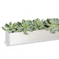 Stainless Table Planter/ Vase, 20"L By Gold Leaf | Planters, Troughs & Cachepots | Modishstore - 4