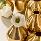 Gold-Plated Nickel Vases Set Of 21 By Tozai Home | Vases | Modishstore - 2