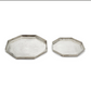 Octagon Silver Tray Set Of 4 By Tozai Home | Trays | Modishstore - 2