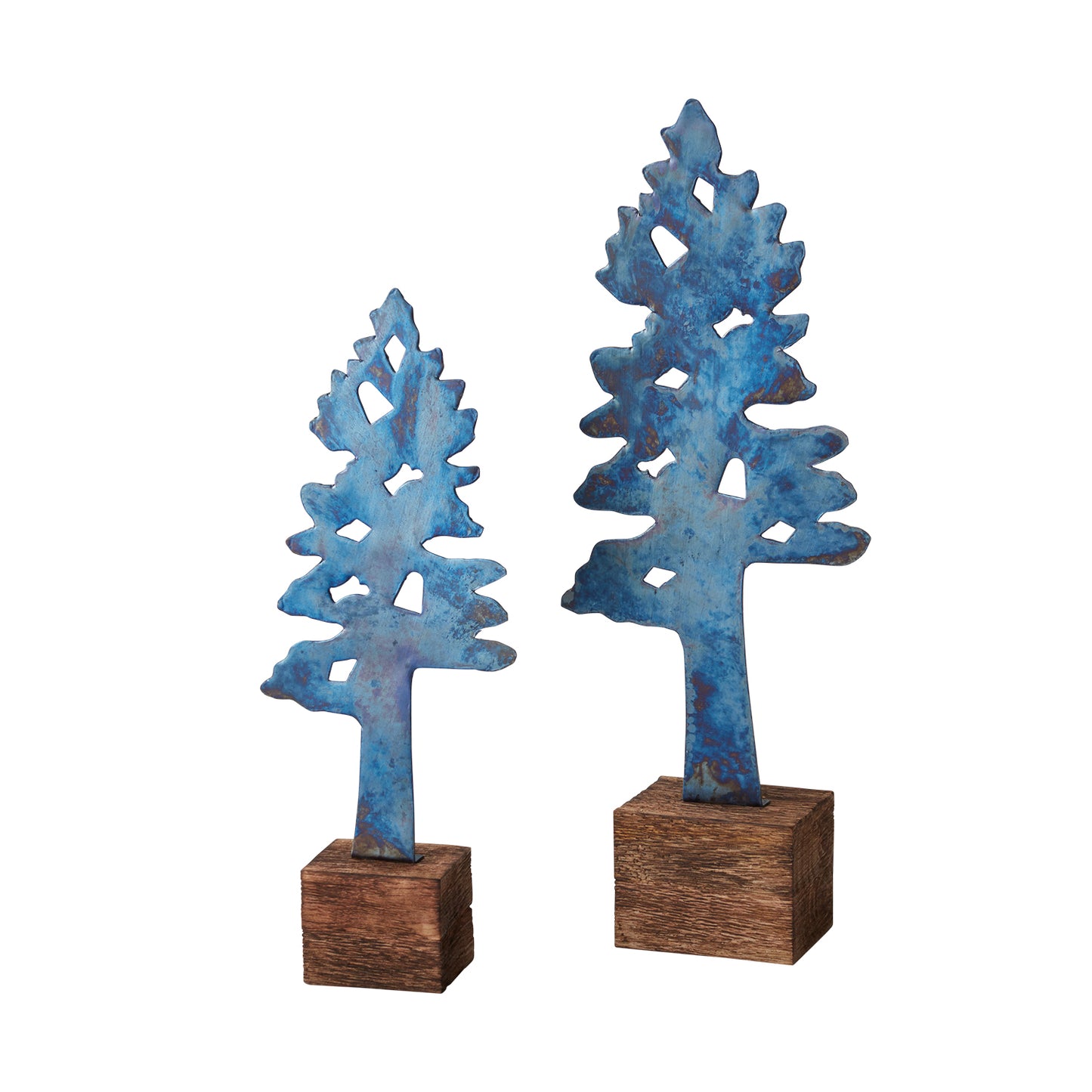 Indigo Night Tree Set of 8 By Accent Decor | Decor | Modishstore - 5