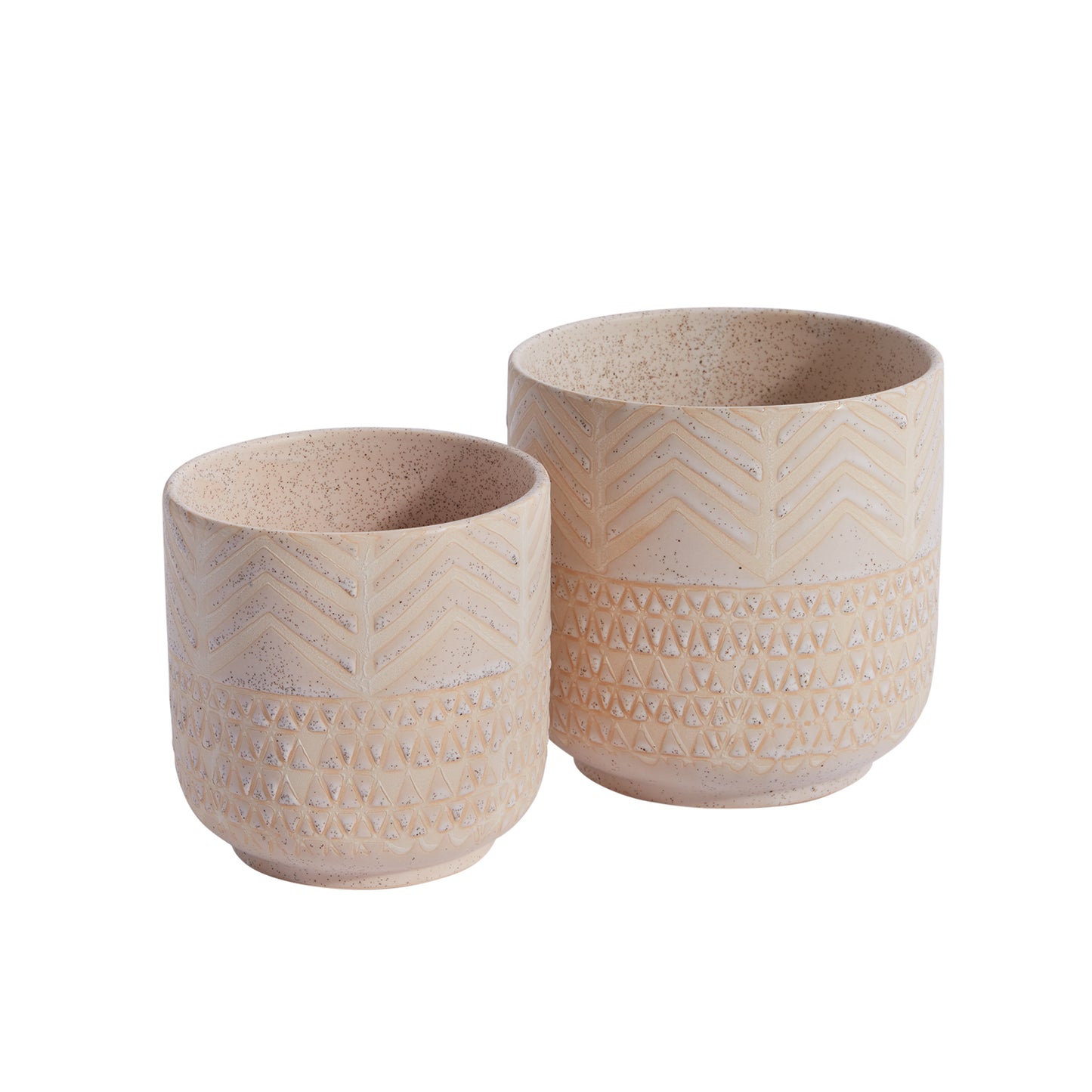 Indo Pot Set of 4 By Accent Decor | Planters, Troughs & Cachepots | Modishstore - 5