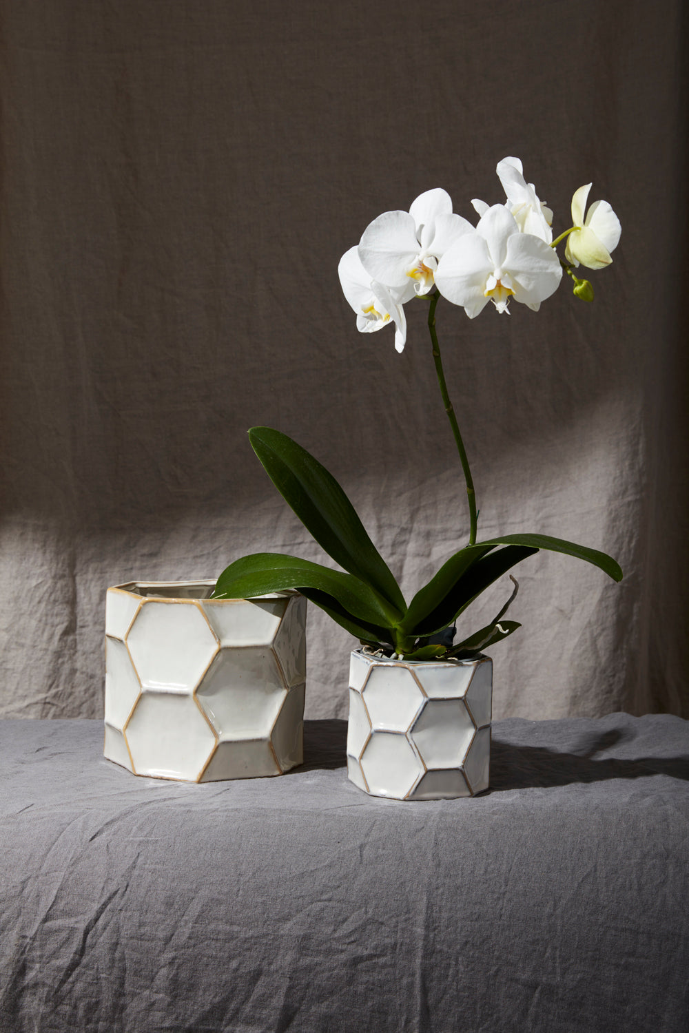 Jabi Pot Set of 4 By Accent Decor | Planters, Troughs & Cachepots | Modishstore - 1