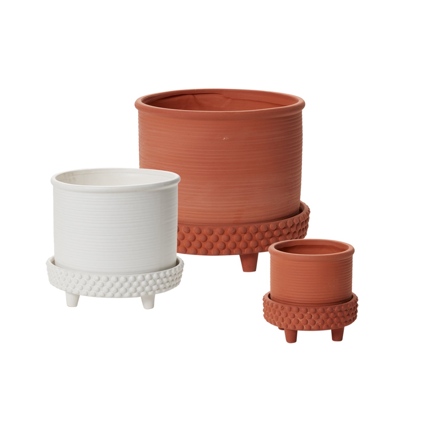 Jane Footed Pot Set of 4 By Accent Decor | Planters, Troughs & Cachepots | Modishstore - 6